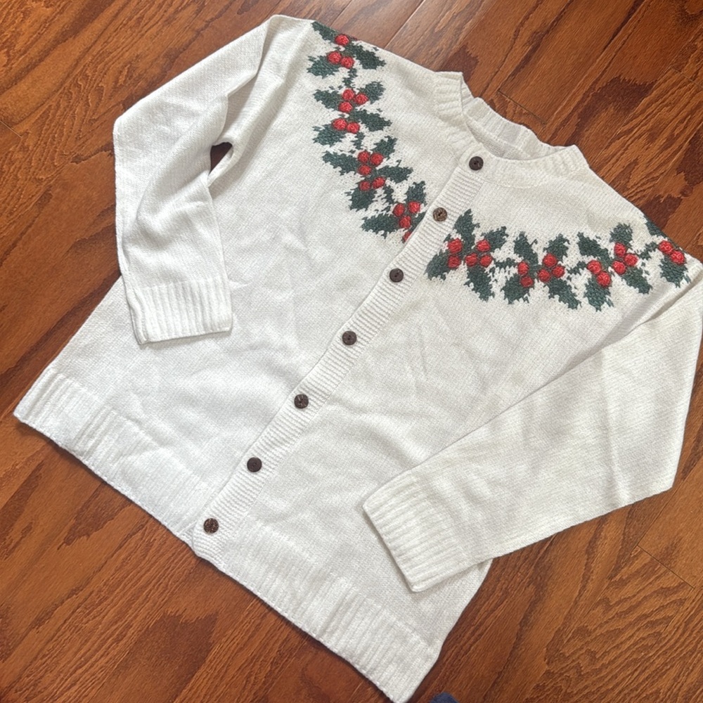 The Holly and the Ivy Cardigan
Christmas Sweater
English Countryside Sweater - Picture 11 of 16